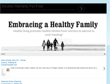 Tablet Screenshot of healthbeautychildrenandfamily.com